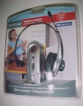 GN NETCOM GN-5140 Telephone Headset B2-00107 Black Silver New - $34.58