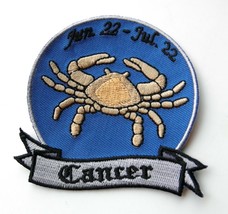 Cancer Astrology Star Sign Novelty Embroidered Patch 3.25 Inches - $5.36