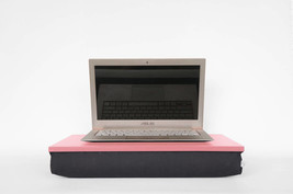 Laptop stand, laptop pad- caramel pink flat surface tray with Dark Grey support  - £39.26 GBP
