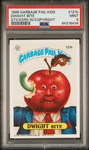 1986 Topps Garbage Pail Kids Series 3 OS3 Dwight Bite 121b w/COPYRIGHT Psa 9 - $39.55