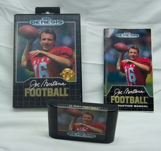 Vintage 1991 JOHN MONTANA NFL Football Sega GENESIS Video Game COMPLETE  - £15.80 GBP