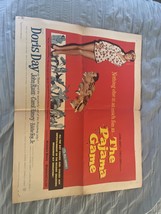 THE PAJAMA GAME ORIG 1957 Movie Poster Doris Day John Raitt Comedy Enter... - $49.49