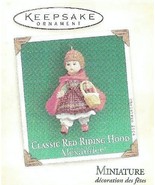 2004 Hallmark Ornament Miniature Classic Red Riding Hood Madame Alexander - £7.77 GBP