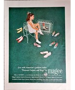 1950 MAGEE &quot;Forecast Carpets and Rugs&quot; Young Girl trying on Mom&#39;s shoes-... - $18.76 CAD