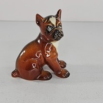 Vintage Goebel Boxer Puppy Sitting Figurine West Germany CH569/A - £11.78 GBP