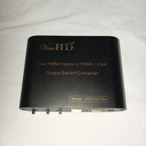 View HD VHD-H2YVs Two HDMI Inputs To YPbPr / VGA Output Switch Converter - £21.13 GBP