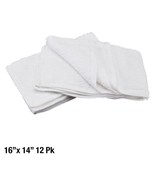 12 Terry Towels 16&quot;x14&quot; 100% COTTON clean polish absorb cloth rags Grant... - $45.89 CAD