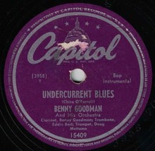 Benny Goodman w/ Buddy Greco 78 Undercurrent Blues / Ma Belle Marguerite SH2G - £5.56 GBP