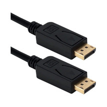 Qvs DP-03 3FT DISPLAY PORT MALE TO MALE DIGITAL A/V CABLE WITH LATCHES - $32.12