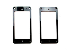 Black Flat Humbucker Pickup Ring Frame Set For Electric Guitar - £12.71 GBP