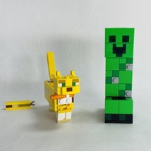 Incomplete LEGO Minecraft 21156 BigFig Creeper &amp; Ocelot Missing 1 Piece - £11.85 GBP