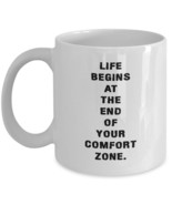 Life Begins At The End Of Your Comfort Zone - Inspirational Quote Coffee... - £11.15 GBP