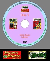 Mickey Mouse Comic Collection. 4 Titles on DVD. UK Classic Comics - £4.71 GBP