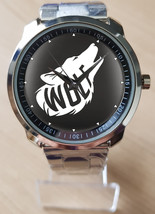 Howl Of The Big Wolf Art Design Unique Unisex Beautiful Wrist Watch Sporty - $35.00