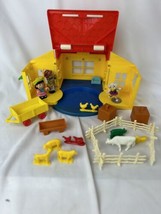 Vintage TYCO Preschool JIM HENSON FARM Home People Play House - £21.87 GBP