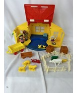 Vintage TYCO Preschool JIM HENSON FARM Home People Play House - $22.02