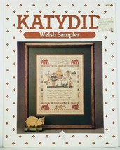 Cross Stitch Chart Welsh Sampler Katydid - $2.95