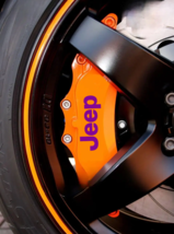 Jeep Brake caliper stickers - sporty style 6pcs, purple - $17.99