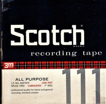 Scotch 3M Recording Tape 111 Reel-To-Reel  - $7.95