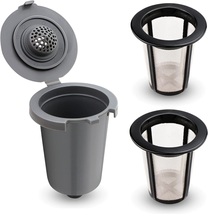 Reusable Filter Cup for Cuisinart, Gray (1 Pack with 2 Mesh Filters) - £10.87 GBP