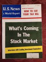 U S News World Report Magazine March 7 1958 Stock Market - £8.44 GBP