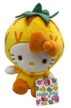Hello Kitty Plush Toy Yellow Pineapple Suit 6 inch Sanrio Cute Gift New ... - $10.77