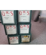 Estate Find LOT of 6 Vintage All 6 US PLAYER PIANO Word-Roll MUSIC ROLLS - £39.05 GBP