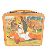 Vintage The Fox &amp; The Hound Metal Lunchbox Aladdin Disney No Thermos - $41.05 CAD