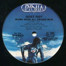 Quiet Riot ‎– Mama Weer All Crazee Now PROMO copy - £10.90 GBP