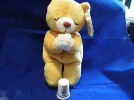 Ty Beanie Bear &quot;HOPE&quot;  and Fine Bone China Thimble MWMT - $27.54