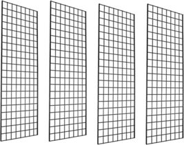 Only Hangers - Commercial Grade Gridwall Panels  2 Width x 6 Height, Pack of  - £100.18 GBP