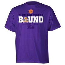 Clemson Tigers 2012 BCS Orange Bowl Bound t-shirt Adidas new NCAA Football - £14.26 GBP