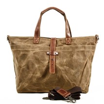 ed Canvas Women  Bag Vintage Style Handbag Waterproof Large Capacity Tote Bag So - £82.66 GBP
