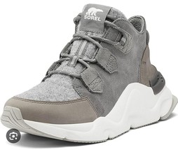 SOREL Kinetic RNEGD Caribou Waterproof Sneakers in Grey, Sz 8, NEW! - £63.15 GBP
