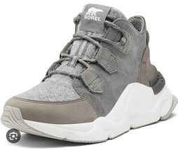 SOREL Kinetic RNEGD Caribou Waterproof Sneakers in Grey, Sz 8, NEW! - $79.19