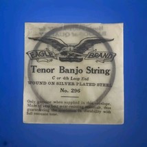 Eagle Brand 296 Banjo String 4th C  Antique Tenor Silver Plated Steel Lo... - £9.80 GBP