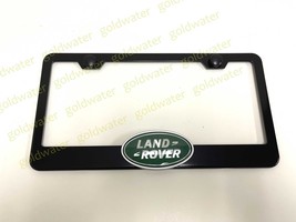 3D LANDROVER LOGO Emblem Black Powder Coated Metal Steel License Plate F... - $23.92