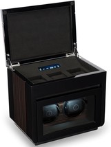 TPR Double Watch Winder with Three Watch Box Storage - FOR PARTS OR REPAIR - £39.33 GBP