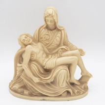 Italiano Scultura Gesù E Vergine Maria Pietà Classico Figura - $148.05