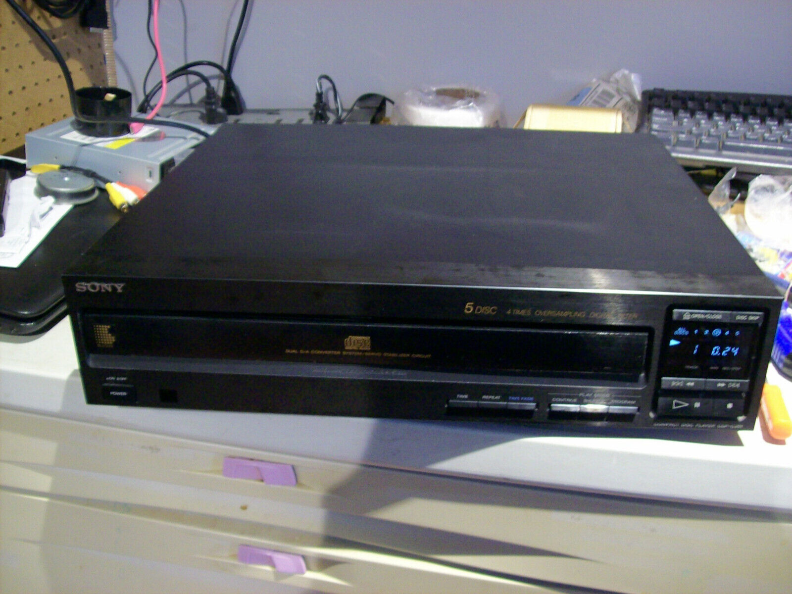 Sony CDP-C201 5 Disc CD Changer SERVICED - $120.00