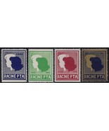 1946-1948/1950 4 Diff Racine WI. PTA Cinderella Poster Stamps W/Error ML... - $20.50 CAD