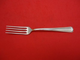 Embassy Scroll Gold by Lunt Sterling Silver Dinner Fork 7 5/8&quot; Flatware - £123.27 GBP