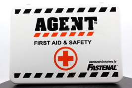 Fastenal Standard Vehicle First Aid Kit 6-5/16&quot; x 9-1/16&quot; x 2-3/8&quot;, Stee... - £23.45 GBP