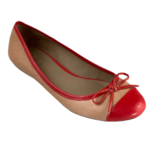 JACK ROGERS Shoes Ballet Flats Cap-Toe Quilted Women&#39;s Shoes Coral Size 8M - $26.99