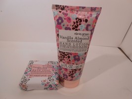 Olivia Grace Vanilla Almond Hand Lotion and Scented Bar of Soap - £6.05 GBP