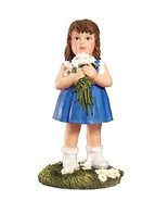 Zolan Friends Forever Series Girl Child Flowers For You Resin Figurine Daisies - $22.95