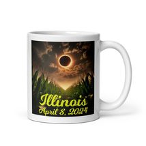 Illinois Total Solar Eclipse Mug April 8 2024 Funny Humor About Cornfields Path  - £13.58 GBP+