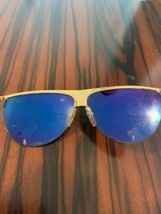 Pre-owned FERRE Mirrored Gold Tone Sunglasses Made in Italy - $98.01