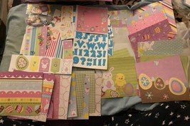 Easter Junk Journal Journaling Kit #1  35+ Pieces Papers Stickers Die Cuts - $7.60