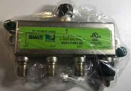 Direc Tv MSPLIT4R1-03 4-way Swim Splitter Dtv Direct 4Way-2-2150 MHz-NEW-SHIP24HR - £2.28 GBP